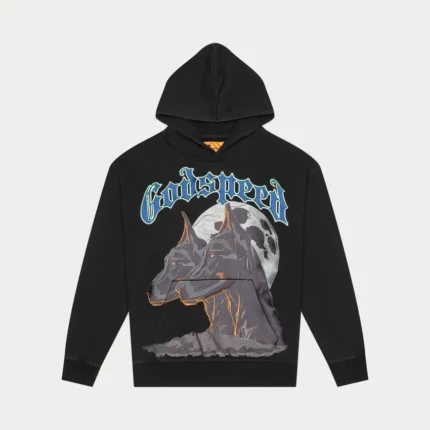 God Speed F.T.D Embroidered Hoodie (Black)