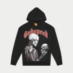 God Speed Mankind vs Ai Embroidered Hoodie (Black)