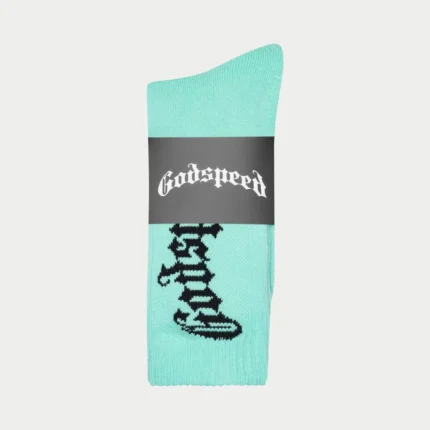 God Speed OG Logo Sock (Electric Teal)