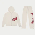 OG Logo Sweatsuit V2 (Bone/Red)