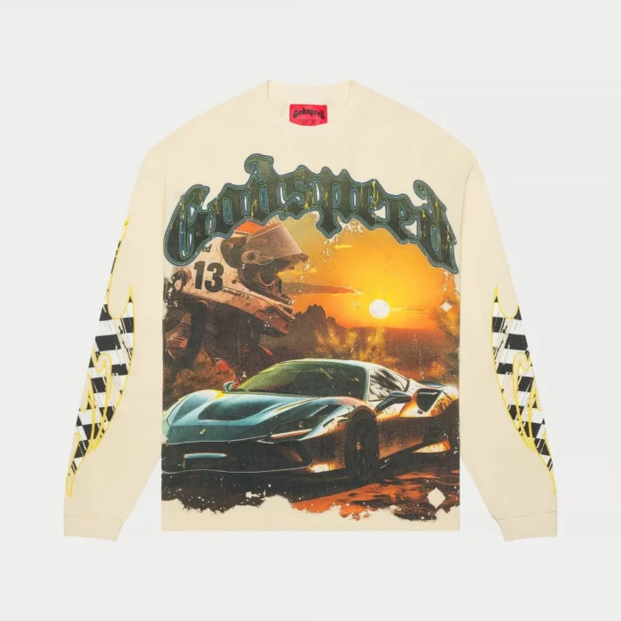 God Speed Sunset Drift Long Sleeve (Bone)